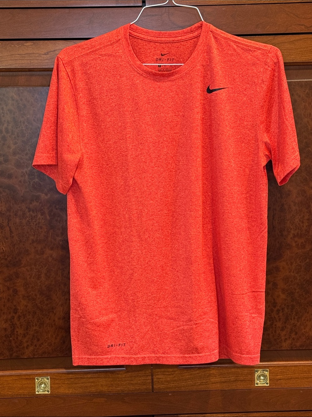 Nike Men’s M Dri-FIT Short Sleeve Tee - Orange Heather
